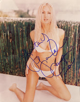Caprice signed photo